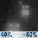 Thursday Night: A chance of rain before 4am, then a chance of rain showers. Cloudy, with a low around 47. Thursday Night: Chance Light Rain