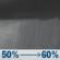 Thursday Night: Rain showers likely. Mostly cloudy, with a low around 39. South wind 5 to 10 mph. Chance of precipitation is 60%. Thursday Night: Rain Showers Likely