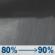 Monday Night: Rain showers. Cloudy, with a low around 50. Monday Night: Rain Showers