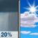 Sunday: Isolated Rain Showers then Mostly Sunny