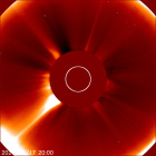 Latest LASCO C2 image of the Sun