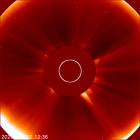 Latest LASCO C2 image of the Sun