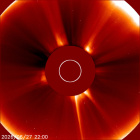 Latest LASCO C2 image of the Sun