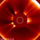 Latest LASCO C2 image of the Sun