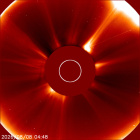 Latest LASCO C2 image of the Sun