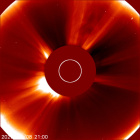 Latest LASCO C2 image of the Sun