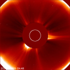 Latest LASCO C2 image of the Sun