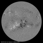 Latest SDO/HMI Magnetogram image of the Sun