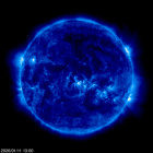 Click for time-lapse image of the sun