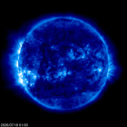 Click for time-lapse image of the sun